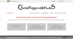 Desktop Screenshot of carmepuigdevalliplantes.com