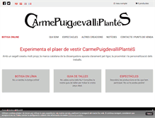 Tablet Screenshot of carmepuigdevalliplantes.com